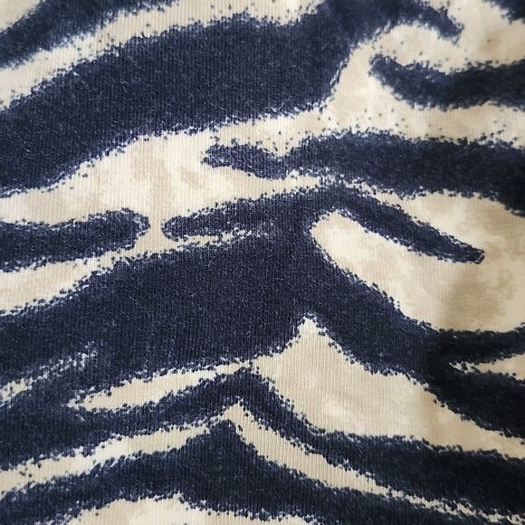 VENUS Tan & Black Zebra Striped Sleeveless Strappy Neck Tank Top, S - Picture 8 of 8